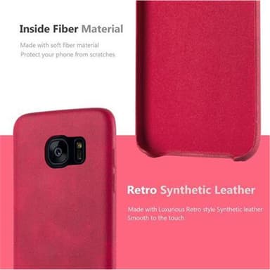 Samsung Galaxy S7 EDGE Hardt Deksel Cover (rød)
