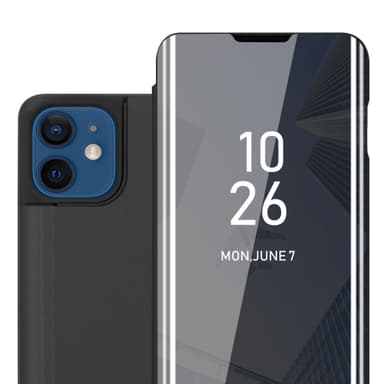 iPhone 12 / 12 PRO lommebokdeksel etui (svart)