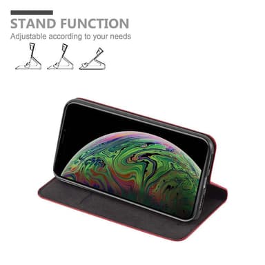 iPhone XS MAX lommebokdeksel case (rød)