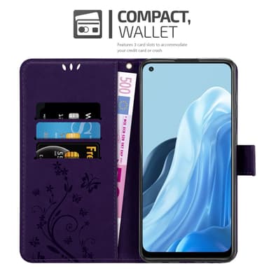 Oppo FIND X5 LITE / Reno7 5G lommebokdeksel Blomster