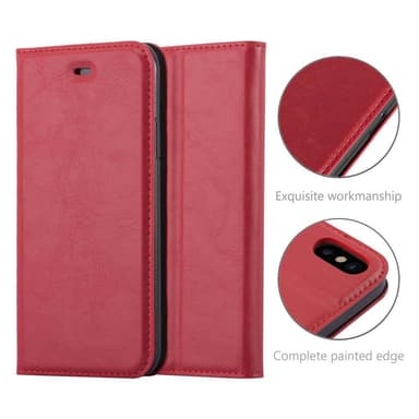 iPhone XS MAX lommebokdeksel case (rød)