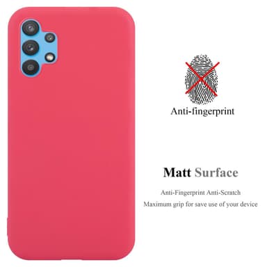 Deksel Samsung Galaxy A32 4G Silikon cover (rød)