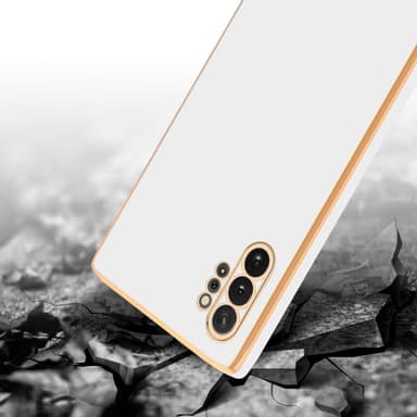Samsung Galaxy NOTE 10 PLUS silikondeksel case (hvit)