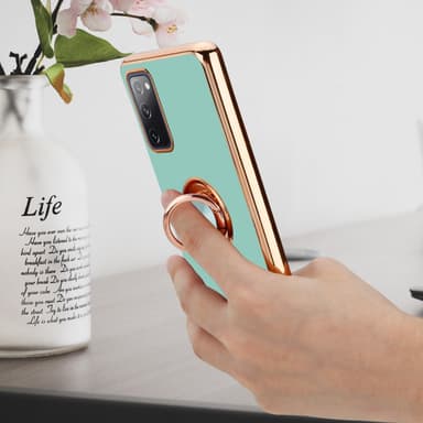 Samsung Galaxy S20 FE silikondeksel case (turkis)