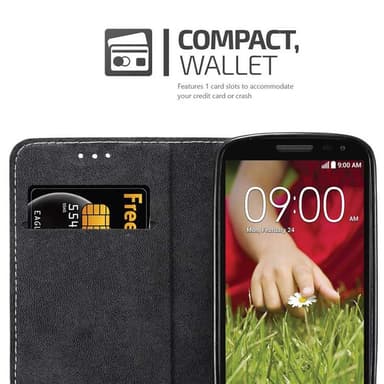 LG G2 MINI Deksel Case Cover (svart)