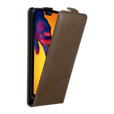 Huawei P20 LITE 2018 / NOVA 3E deksel flip cover (brun)