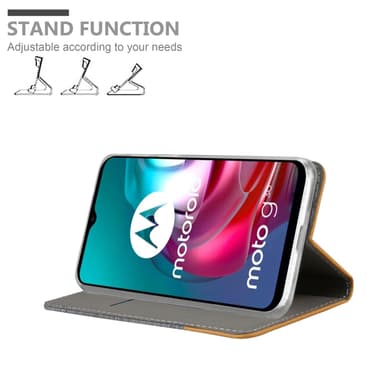 Motorola MOTO G10 / G30 lommebokdeksel etui (grå)