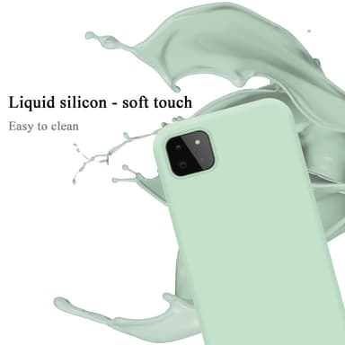 Samsung Galaxy A22 5G silikondeksel case (grønn)