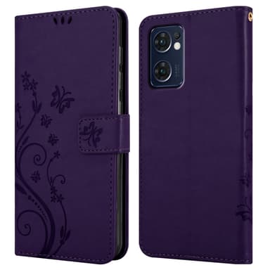 Oppo FIND X5 LITE / Reno7 5G lommebokdeksel Blomster