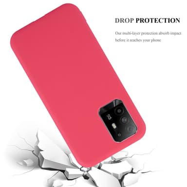 Deksel Oppo A94 5G Silikon cover (rød)
