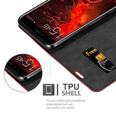 Lenovo S5 lommebokdeksel case (rød)