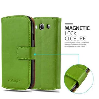 Samsung Galaxy S3 / S3 NEO lommebokdeksel etui (grønn)
