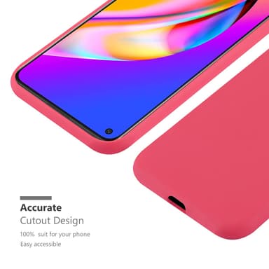 Deksel Oppo A94 5G Silikon cover (rød)