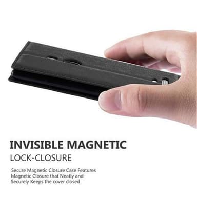 Nokia Lumia 925 lommebokdeksel case (svart)