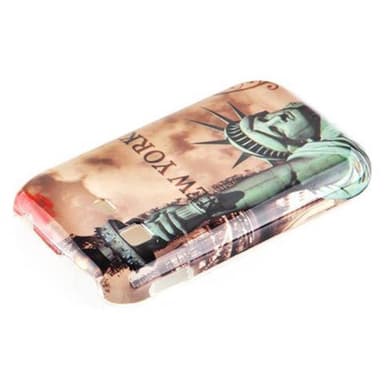 Samsung Galaxy POCKET Hardt Deksel Case (brun)