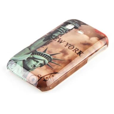 Samsung Galaxy POCKET Hardt Deksel Case (brun)