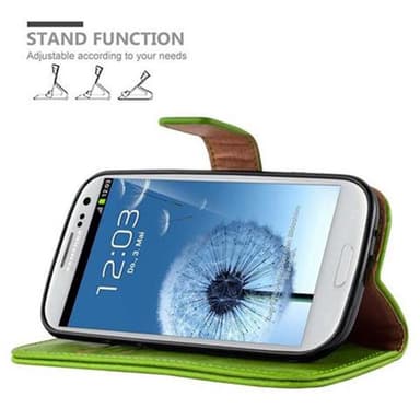 Samsung Galaxy S3 / S3 NEO lommebokdeksel etui (grønn)