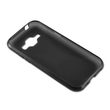 Samsung Galaxy J1 2015 Deksel Case Cover (svart)