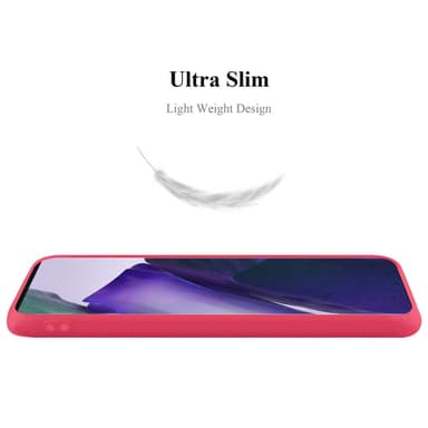 Deksel Samsung Galaxy NOTE 20 PLUS Silikon cover (rød)