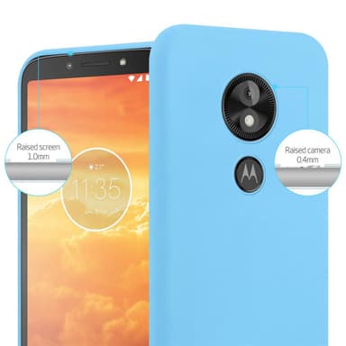 Deksel Motorola MOTO E5 PLAY Silikon cover (blå)