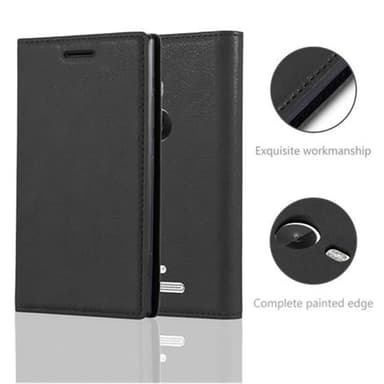 Nokia Lumia 925 lommebokdeksel case (svart)
