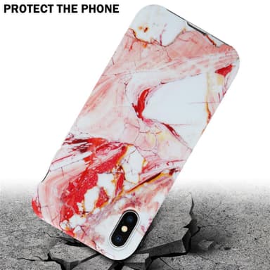 iPhone X / XS lommebokdeksel etui (rosa)