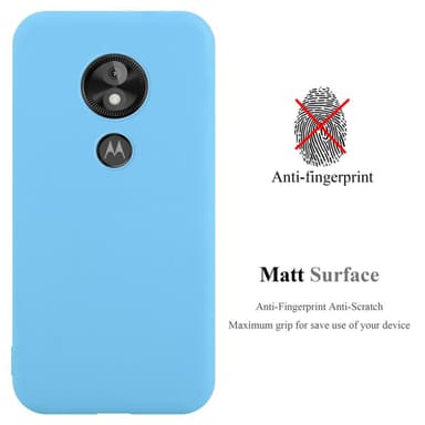 Deksel Motorola MOTO E5 PLAY Silikon cover (blå)