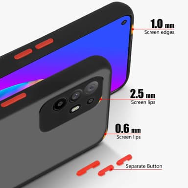 Oppo A94 5G Deksel Case Cover (Svart)