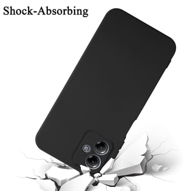 Motorola Moto G14 silikondeksel case (Svart)