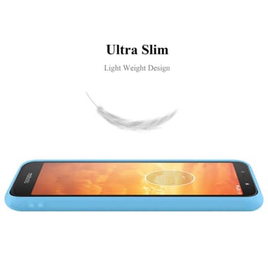 Deksel Motorola MOTO E5 PLAY Silikon cover (blå)