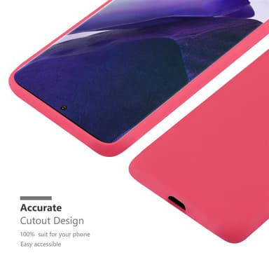 Deksel Samsung Galaxy NOTE 20 PLUS Silikon cover (rød)