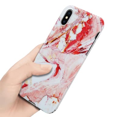 iPhone X / XS lommebokdeksel etui (rosa)
