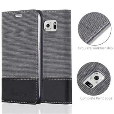 Samsung Galaxy S6 lommebokdeksel etui (grå)