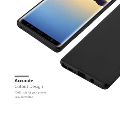 Deksel Samsung Galaxy NOTE 8 Case Cover (svart)