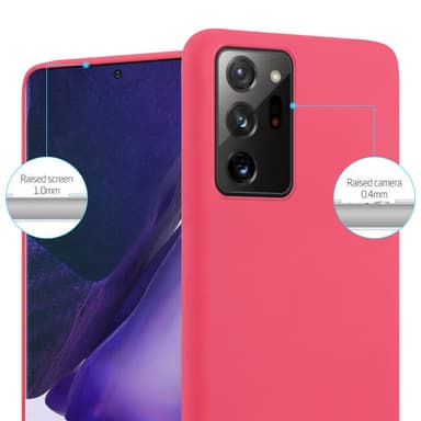 Deksel Samsung Galaxy NOTE 20 PLUS Silikon cover (rød)