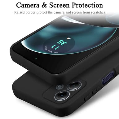 Motorola Moto G14 silikondeksel case (Svart)