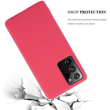 Deksel Samsung Galaxy NOTE 20 PLUS Silikon cover (rød)