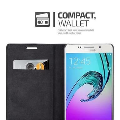 Samsung Galaxy A5 2016 lommebokdeksel case (svart)