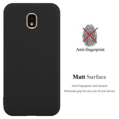 Deksel Samsung Galaxy J3 2018 Silikon cover (svart)