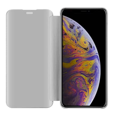 iPhone XS MAX lommebokdeksel etui (sølv)