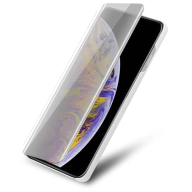 iPhone XS MAX lommebokdeksel etui (sølv)