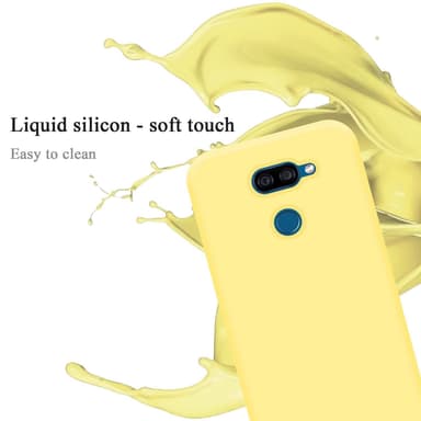 LG K40S silikondeksel case (gul)