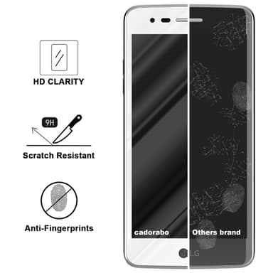 LG K8 2017 Skjermbeskytter Skärmskydd (hvit)