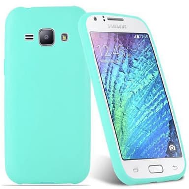 Deksel Samsung Galaxy J1 2015 Silikon cover (blå)