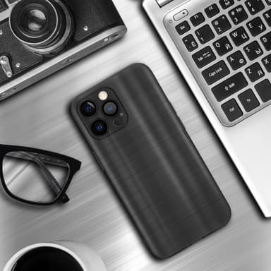 iPhone 12 PRO Silikondeksel Beskyttelse (svart)