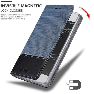 Sony Xperia XA1 lommebokdeksel etui (blå)