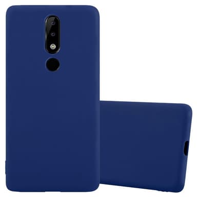 Deksel Nokia 5.1 PLUS / X5 Silikon cover (blå)