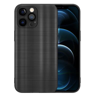iPhone 12 PRO Silikondeksel Beskyttelse (svart)