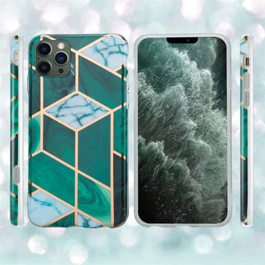 iPhone 12 PRO MAX lommebokdeksel etui (grønn)