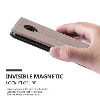 Motorola MOTO Z2 lommebokdeksel case (brun)